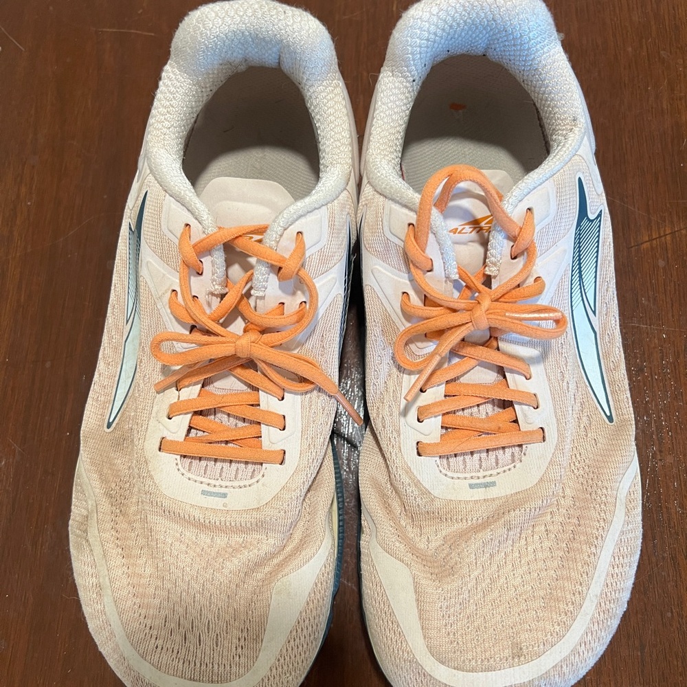 Altra Running Shoes with Orange Laces